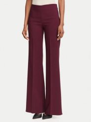 Rinascimento Spodnie palazzo CFC0130141003 Bordowy Wide Leg. Czerwone spodnie materiałowe Rinascimento, bez wzorów, z materiału. Za 449.99 zł.
