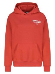 Sublevel Bluza w kolorze czerwonym rozmiar: S. Czerwone bluzy Sublevel, s, bez wzorów, z bawełny, bez ramiączek, z kapturem. Za 99.45 zł.