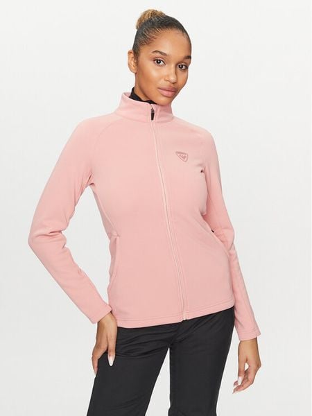 Rossignol Bluza W Classique Clim RLMWL05 Różowy Regular Fit. Czerwone bluzy bez kaptura Rossignol, xs, bez wzorów, z syntetyku, bez kaptura, narciarskie. Za 339.99 zł.