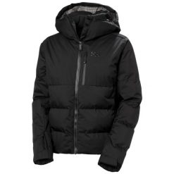 Damska kurtka narciarska Helly Hansen Kvitfjell Race. Czarne kurtki narciarskie Helly Hansen, na zimę, bez wzorów, z kapturem, narciarskie. Za 1,410.50 zł.