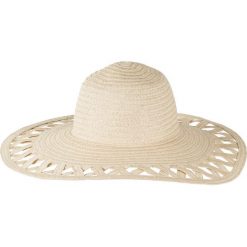 Kapelusz słomkowy bonprix naturalny. Brązowe kapelusze bonprix, bez wzorów. Za 59.99 zł.