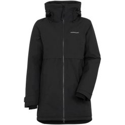 Parka dla kobiet Didriksons Helle. Czarne płaszcze Didriksons, na jesień, m, bez wzorów, eleganckie, bez kaptura. Za 771.50 zł.