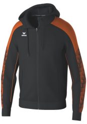 Bluza dresowa z kapturem Erima Evo Star. Brązowe bluzy Erima, xl, bez wzorów, z dresówki, retro, bez ramiączek, z kapturem. Za 244.50 zł.