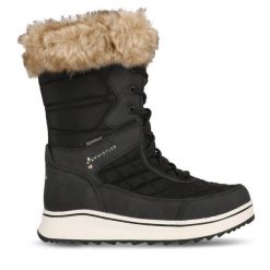 Śniegowce Whistler. Czarne śniegowce WHISTLER, bez wzorów, bez zapięcia. Za 289.99 zł.