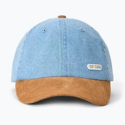 Czapka z daszkiem damska Rip Curl Mixed Montage. Niebieskie czapki z daszkiem Rip Curl, na lato, bez wzorów, z bawełny, eleganckie. Za 87.99 zł.