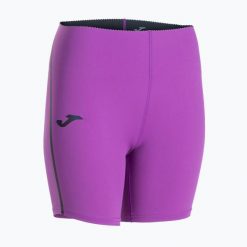 Spodenki do biegania damskie Joma R-City Iconic. Fioletowe szorty sportowe Joma, bez wzorów, z elastanu, do biegania. Za 129.99 zł.