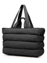 Puccini Torba podróżna w kolorze czarnym - 42 x 32 x 18 cm rozmiar: onesize. Czarne torby na laptopa Puccini, bez wzorów, z materiału, na ramię, pikowane. Za 129.95 zł.