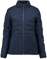 Damska kurtka zimowa Kjelvik Sitaa granatowa. Niebieskie kurtki Treksta, na zimę, s, z aplikacjami, z dzianiny, eleganckie, bez kaptura. Za 220.99 zł.