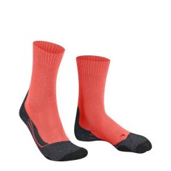 Skarpetki damskie Falke TK2 Explore. Brązowe skarpetki Falke, bez wzorów, z elastanu. Za 161.50 zł.