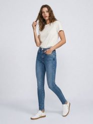 LTB Dżinsy "Jonna" - Skinny fit - w kolorze niebieskim rozmiar: W31/L34. Niebieskie jeansy LTB, l, z aplikacjami, klasyczne, z podwyższonym stanem. Za 173.99 zł.