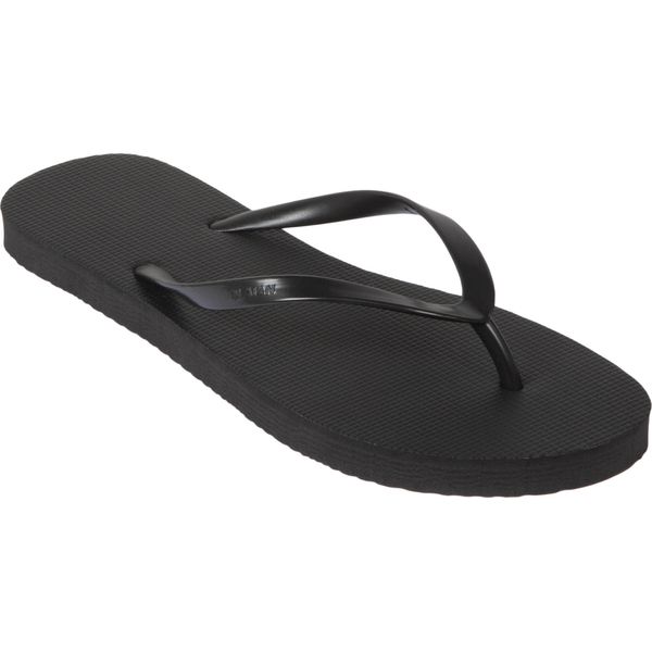 Japonki damskie Olaian 100. Czarne japonki OLAIAN, bez wzorów, sportowe. W wyprzedaży za 9.99 zł.