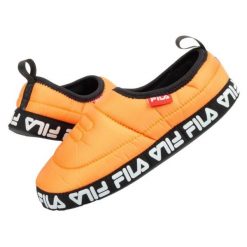 Kapcie Fila Comfider FFW0227.30019 pomarańczowe. Brązowe kapcie bez wzorów, z gumy. Za 147.90 zł.