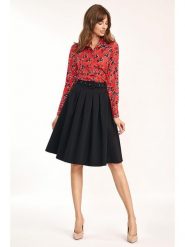 Nife Spódnica w kolorze czarnym rozmiar: 36. Czarne spódnice Nife, bez wzorów, z tkaniny, midi. Za 135.49 zł.