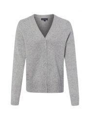 Franco Callegari kardigan z merynosów Kobiety Wełna merino szary, M. Szare swetry Franco Callegari, m, bez wzorów, z wełny, bez ramiączek. Za 349.95 zł.