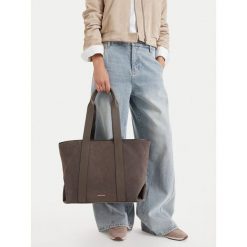 Torebka GINO ROSSI. Szare shopper bag Gino Rossi, bez wzorów, bez dodatków. Za 599.99 zł.