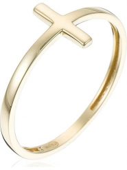 L instant d Or Złoty pierścionek "Croix" rozmiar: 52. Żółte pierścionki L instant d Or, złote. Za 433.95 zł.