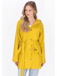 Schmuddelwedda Płaszcz przeciwdeszczowy w kolorze żółtym rozmiar: XL. Żółte kurtki przeciwdeszczowe Schmuddelwedda, xl, bez wzorów, sportowe, bez kaptura. Za 252.99 zł.