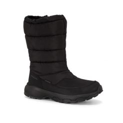 Damskie buty trekkingowe Trezeta Kori waterproof. Czarne buty trekkingowe Trezeta, na zimę, z gumy, bez zapięcia. Za 397.50 zł.