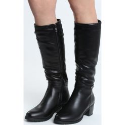 Czarne Kozaki Never Fiction. Kozaki marki Kazar. Za 154.99 zł.