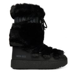 Śniegowce Moon Boot. Czarne śniegowce Moon Boot, bez wzorów, bez zapięcia. Za 1,129.00 zł.