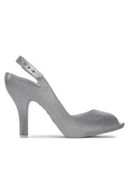 Melissa Sandały Melissa Lady Dragon Ii Ad 35679 Srebrny. Szare sandały Melissa, bez wzorów, z tworzywa sztucznego, bez obcasa, na słupku, bez zapięcia. Za 369.99 zł.