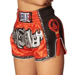 Szorty do boksu tajskiego Leone Bangkok. Czerwone szorty LEONE 1947, bez wzorów, sportowe. Za 324.50 zł.