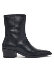 Vagabond Shoemakers Botki Kelsey 6210-101-20 Czarny. Czarne botki Vagabond Shoemakers, bez wzorów, ze skóry, bez obcasa, na słupku, bez zapięcia. Za 739.99 zł.