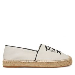 Espadryle KARL LAGERFELD. Białe espadryle KARL LAGERFELD, bez wzorów, bez obcasa. Za 499.99 zł.