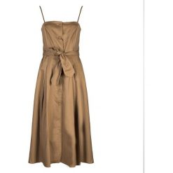 Armani Exchange Sukienka. Sukienki Armani Exchange, bez wzorów, z bawełny, bez kołnierzyka, bez ramiączek, dopasowane. Za 499.00 zł.