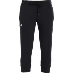 Under Armour GOOD EUROPE CROP Spodnie treningowe black. Czarne spodnie sportowe marki Under Armour, z bawełny. Za 209.00 zł.
