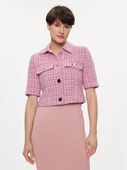 Liu Jo Marynarka MA4184 T4440 Różowy Regular Fit. Czerwone marynarki i żakiety Liu Jo, bez wzorów, z bawełny, bez ramiączek. Za 529.99 zł.