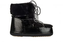 Śniegowce Bayla-194 Moonia Black 194009, Czarny, Futro sztuczne - 37. Czarne śniegowce Bayla, bez wzorów, z futra, bez zapięcia. W wyprzedaży za 179.10 zł.