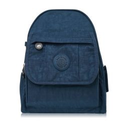 Plecak damski granatowy Bag Street SP-10-DB. Niebieskie plecaki Bag Street, bez wzorów, z materiału, bez dodatków. Za 99.99 zł.