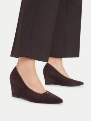 MEXX Czółenka EO-WS1098-02 Brązowy ciemny. Brązowe czółenka Mexx, bez wzorów, bez obcasa, bez zapięcia. Za 329.99 zł.