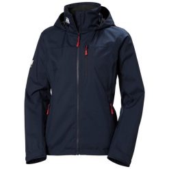 Kurtka uniwersalna damska Helly Hansen Crew. Niebieskie kurtki Helly Hansen, uniwersalny, bez wzorów, z syntetyku, sportowe, z kapturem. Za 739.00 zł.