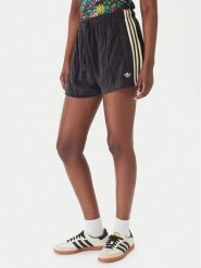 Adidas Szorty sportowe Terry Towel Firebird KD1398 Czarny Loose Fit. Czarne szorty sportowe adidas, bez wzorów, z bawełny. Za 179.99 zł.