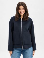 Opus Damska kurtka wełniana - Hillvyn Kobiety niebieski jednolity, 38. Niebieskie kurtki Opus, uniwersalny, bez wzorów, z syntetyku, eleganckie, bez kaptura. Za 649.95 zł.