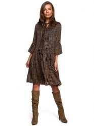 Stylove Sukienka ze wzorem rozmiar: S. Sukienki Stylove, s, bez wzorów, bez kołnierzyka, bez ramiączek, mini. Za 295.95 zł.