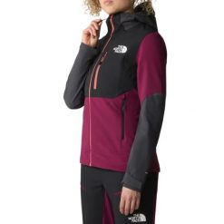 Kurtka turystyczna damska The North Face Dawn Turn Hybryd softshell. Brązowe kurtki przejściowe sportowe The North Face, s, bez wzorów, z elastanu, bez kaptura. Za 916.99 zł.