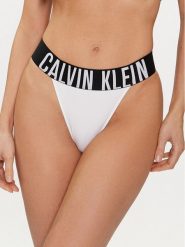 Calvin Klein Underwear Stringi 000QF7638E Biały. Białe stringi Calvin Klein Underwear, bez wzorów, z syntetyku. Za 59.99 zł.