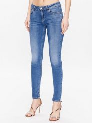 Liu Jo Jeansy UA3003 D4788 Niebieski Slim Fit. Niebieskie jeansy Liu Jo, bez wzorów, z bawełny. Za 989.99 zł.
