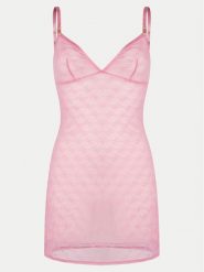 Guess Koszula nocna O5RX02 KCLB0 Różowy Slim Fit. Czerwone koszule nocne Guess, m, z aplikacjami, z syntetyku, bez ramiączek. Za 149.99 zł.