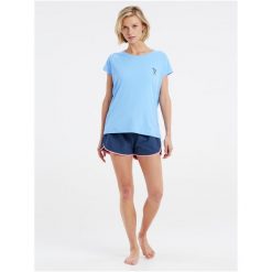 Koszulka damska Protest PRTMERU surf t-shirt. Niebieskie t-shirty sportowe Protest, s, bez wzorów, bez ramiączek. W wyprzedaży za 142.49 zł.