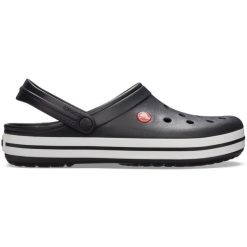 Japonki Crocs Crocband, Dla obu płci. Czarne japonki Crocs, bez wzorów, z materiału, sportowe. Za 352.00 zł.