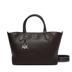 Torebka Armani Exchange. Brązowe torebki klasyczne Armani Exchange, bez wzorów, klasyczne, bez dodatków. Za 729.99 zł.