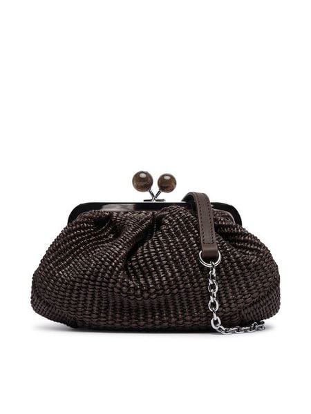 Weekend Max Mara Torebka Pasticcino 2615511115650 Brązowy. Brązowe kopertówki Weekend Max Mara, bez wzorów, z syntetyku, wizytowe, bez dodatków. Za 1,159.00 zł.