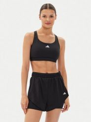 Adidas Biustonosz sportowy TLRDREACT IQ3382 Czarny. Czarne biustonosze sportowe adidas, bez wzorów, z syntetyku. Za 129.99 zł.