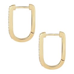 Glanzstücke München Kolczyki z Srebra Sterling w zlocie z Topazem 1 ct Damski. Białe kolczyki Glanzstücke München, z topazem, pozłacane. Za 369.99 zł.