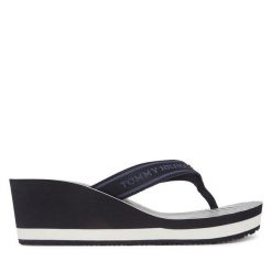 Japonki Tommy Hilfiger. Niebieskie japonki Tommy Hilfiger, bez wzorów. Za 159.99 zł.