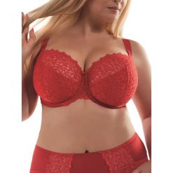 Biustonosz soft w kolorze czerwonym. Biustonosze marki Kris Line. W wyprzedaży za 119.95 zł.